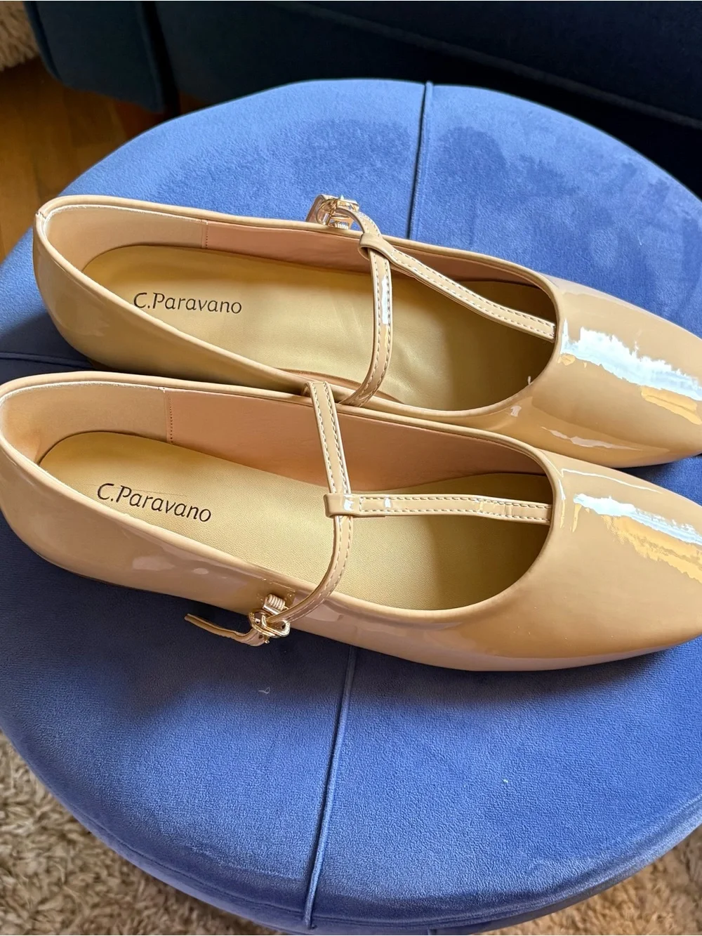C. Poravano T-Strap Mary Jane (Clara)